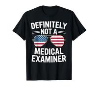 Medical Examiner Patriotic US American Flag T-Shirt