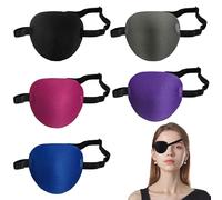 Medical Eye Patches for Adults, Adjustable Soft Medical Eye Patch, Eyes Shield after Cataract Surgery, Eye Patch Medicals for Lazy Eyes Amblyopia Strabismus 3D Concave Design Pirate Eyepatch