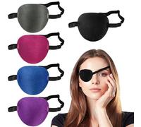 Medical Eye Patches for Adults, Adjustable Soft Medical Eye Patch, Eyes Shield after Cataract Surgery, Medical Eye Patch for Lazy Eye, Amblyopia and Strabismus, 3D Concave Design Pirate Eyepatch (5)