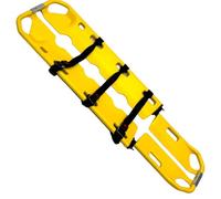 Medical Flat Sports Venue Emergency Backboard Immobilization - Spine Board + Scoop Stretcher Bundle,Emergency Rescue Casualty Evacuation, with Safety Straps, for Patient Transfers