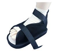 Medical Foot Fracture Plaster Shoe Recovery Footwear Post Surgery Open Toe Heel Shoe Stabilize Fracture Bone Shoe Non Slip One Size for All, Black, XL