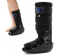 Medical Fracture Boot for Broken Foot & Ankle Sprain Support, Lightweight Walking Boot with Rocker Sole and Adjustable Compression Straps for Men and Women(S)