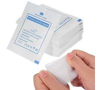 Medical Gauze Pad, 90PCS Cotton Gauzes Sponge Non Stick Wound Care Dressing Pads for Household Supplies Home Outdoor