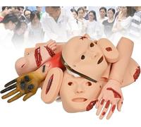 Medical Gift, Hemostasis First Aid Practice, 16PCS Trauma Manikin Moulage Kit Trauma Evaluation Set, Burn/Wound Module, for First Aid Trauma Care Training Full Body CPR Manikin
