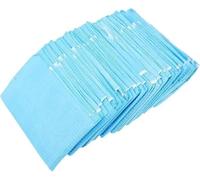 Medical Grade Disposable Ear Irrigation Cape, Blue, Silica Gel Material, Adjustable Shoulder Design for Professional Use
