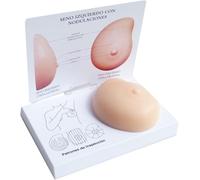 Medical Grade Silicone Breast Anatomy Model with Pathological Lumps for Patient Education & Medical Student Training Natural