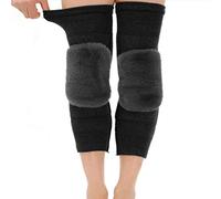 Medical Grade Thermal Over Knee Sleeve 1 Pair Unisex Elastic Lengthen Wool Pad Cashmere Knit Knee Brace Support Protector Knee Warmer Pads Legging Stockings - Pain Relief, Warming Knee, Non-slip