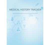 Medical History Tracker - Light Blue Medical Pattern: A Personal Journal for Recording Health, Medications, and Doctor Visits
