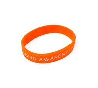 Medical ID Me ADHD Awareness Silicone Bracelets Wristbands ASD Colourful Puzzle (20cm, Orange)