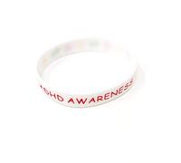 Medical ID Me ADHD Awareness Silicone Bracelets Wristbands ASD Colourful Puzzle (20cm, White)