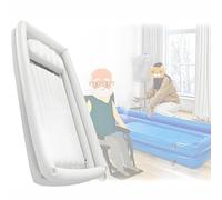 Medical Inflatable Bathtub with Built-in Strip and Pillow, High Elasticity and Strong Sealing, for Elderly and Disabled Bedside Bathing