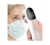 Medical Infrared Forehead and Ear Thermometer Non-Contact Thermometer for Adult Child Baby, LCD Display Sound Memory Option