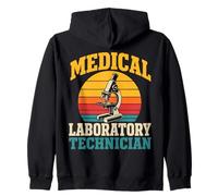 Medical Lab Laboratory Tech Technician Team Hospital Zip Hoodie