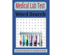 Medical Lab Test: Word Searches with Easy-to-Read Print about Medical Lab Test, Healthcare & Procedures List, and More - 6x9 inches, 110 pages - 50+ ... Gift for Vacation, Holidays and Free Times