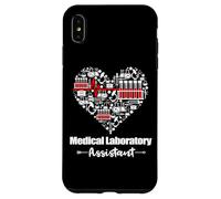 Medical Laboratory Assistant Heart Funny Lab MLA Case for iPhone XS Max