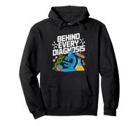Medical Laboratory Scientist Behind Every Diagnosis Pullover Hoodie