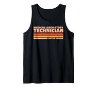 Medical Laboratory Technician Retro Sunrise Tank Top