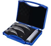 Medical Laryngoscope Set with Multiple Curved Blades and Handle