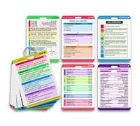 Medical Nursing Reference Card Set, Healthcare References for Students, Nursing Reference Notes, Nursing Cards, Clinical Badge Cards, Educational