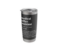 Medical Office Assistant Funny Dictionary Definition Stainless Steel Insulated Tumbler