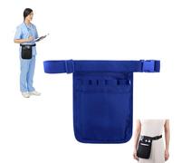Medical Organizer Belt for Nurse, Nurses Utility Belt Organizer Bag, Multi-Compartment Nurse Fanny Pack Storage Waist Bag Pouch Bandage Scissors and Other Medical Supplies (Blue)