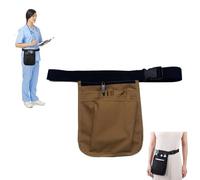 Medical Organizer Belt for Nurse, Nurses Utility Belt Organizer Bag, Multi-Compartment Nurse Fanny Pack Storage Waist Bag Pouch Bandage Scissors and Other Medical Supplies (Khaki)