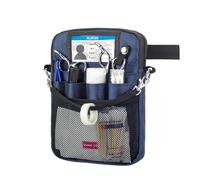 Medical Organizer Nurse Tool Belt, Vet Tech Tool Belt Multi Compartment Pocket Nurse Fanny Pack with Tape Holder for Nurses and Nursing Students (Tools NOT Included)