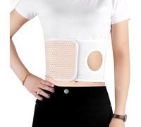 Medical Ostomy Belt Unisex Ostomy Hernia Support Belt, Adjustable Abdominal Hernia Support with Support Bag Helps Protection Ostomy Bag(M)