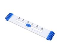 Medical Pain Level Ruler Easy to Use Blue White Pain Rating Ruler Compact Clear Scale for Hospital Use