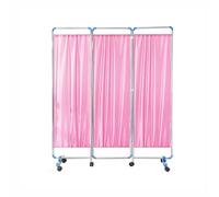 Medical Partition Screens, Mobile Medical Privacy Screens, Made of Nylon Fabric, Suitable for Clinics and Nursing Homes(Color-3,3-panel)