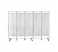 Medical Partition Screens, Mobile Medical Privacy Screens, Made of Nylon Fabric, Suitable for Clinics and Nursing Homes(-Color-2,5-panel)