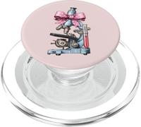 Medical Pathologist Pathology Doctor Girl Mom Coquette Bow PopSockets PopGrip for MagSafe