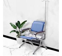 Medical Phlebotomy Chair with Leather Padding and Armrests for Blood Draw Procedures in Clinics and Laboratories