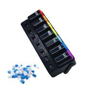 Medical Pill Organizer Portable Box Container Dispenser Storage Compact