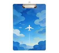 Medical Pocket clipboard Blue Navy Sky Airplane Waterproof for Clip Board Teacher Size 9 x 12.5 Tabla para escribir con Clip