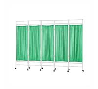 Medical Privacy Partition Screen, with Locking Universal Wheels, Double-layer Nylon Fabric, Suitable for Beauty Salons, Hospitals, and Nursing Homes(Color-5,5-panel)