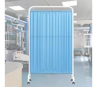Medical Privacy Screen - 6FT Room Divider with Locking Casters, Portable Partition with Brake Wheels for Hospital Ward, Clinic, Salon, and Bedroom
