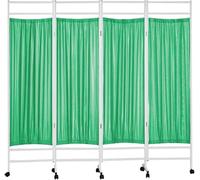 Medical Privacy Screen, Mobile Room Divider with Wheels, 3-Panel for Hospitals and Offices - Portable Privacy Solution for Patient Care and Consultations