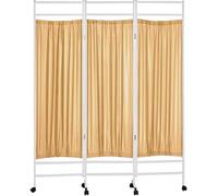 Medical Privacy Screen, Mobile Room Divider with Wheels, 3-Panel for Hospitals and Offices - Portable Privacy Solution for Patient Care and Consultations