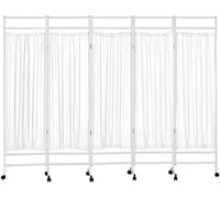 Medical Privacy Screen, Mobile Room Divider with Wheels, 3-Panel for Hospitals and Offices - Portable Privacy Solution for Patient Care and Consultations