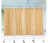 Medical Privacy Screen, Mobile Room Divider with Wheels, 3-Panel for Hospitals and Offices - Portable Privacy Solution for Patient Care and Consultations