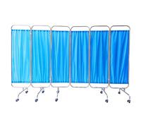 Medical Privacy Screen on Wheels - Heavy-Duty Portable Room Divider for Hospitals, Clinics & Offices - Foldable Medical Room Divider Privacy Screen 6panels