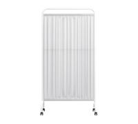Medical Privacy Screen On Wheels, Heavy Duty Room Separator/Single Panel Room Dividers, High 180 Cm Wall Partition Panels For Hospital/Beauty Salon/Nursing Home,White-H 180cm/6ft