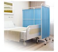Medical Privacy Screen Portable - Room Divider Screens, Portable Medical Privacy Screen With 1-5 Panels, 6ft High Room Divider With Wheels For Clinic/Office/Beauty Salon(Blue,3-Panel)