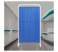 Medical Privacy Screen Portable - Room Divider Screens, Portable Medical Privacy Screen With 1-5 Panels, 6ft High Room Divider With Wheels For Clinic/Office/Beauty Salon(Dark Blue,3-Panel)