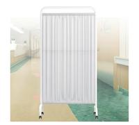 Medical Privacy Screen Room Divider, Vertical Door Partition For Patient Rooms/beauty Salons/health Care Rooms, Folding Iron Frame To Save Space(Color-3,4-panel)