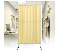 Medical privacy screen with 360° Wheels, Single Panel Protective Divider for Ward, Beauty Salon, and Hospital Use