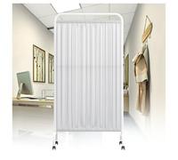 Medical privacy screen with 360° Wheels, Single Panel Protective Divider for Ward, Beauty Salon, and Hospital Use