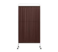Medical Privacy Screens,Portable Medical Privacy Screen Room Divider - 6ft High, 4-Panel with Wheels for Hospital, Office & Beauty Salon - Brown Color, Folding Design for Easy Use