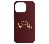 Medical Professionals - Hematology Oncology Heartbeat Nurse Case for iPhone 16 Pro